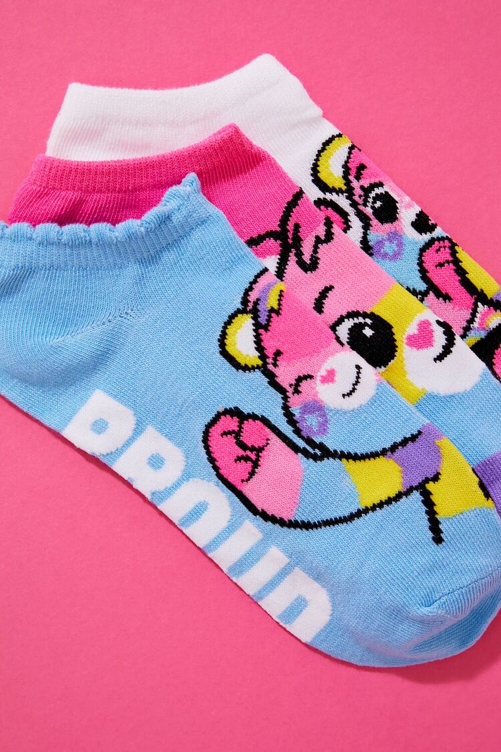 Proud Care Bears Sokkar - 3 pör