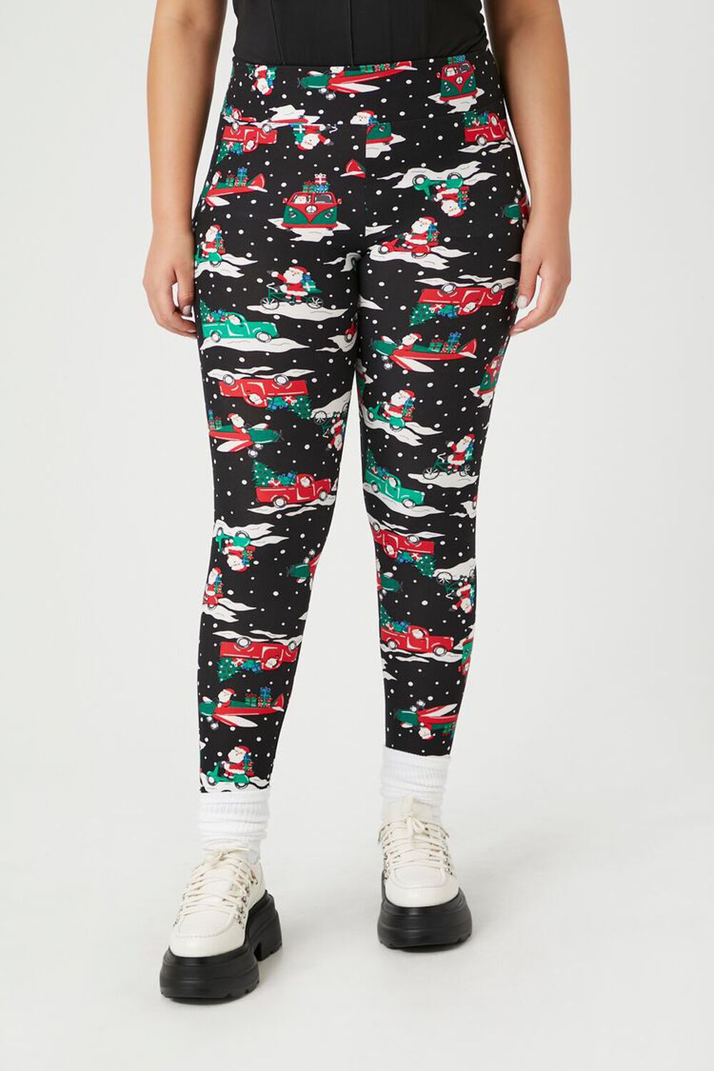 Travel Santa Leggings