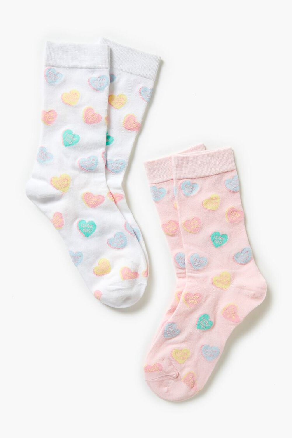 Candy hearts Sokkar - 2 Pör Í Pakka