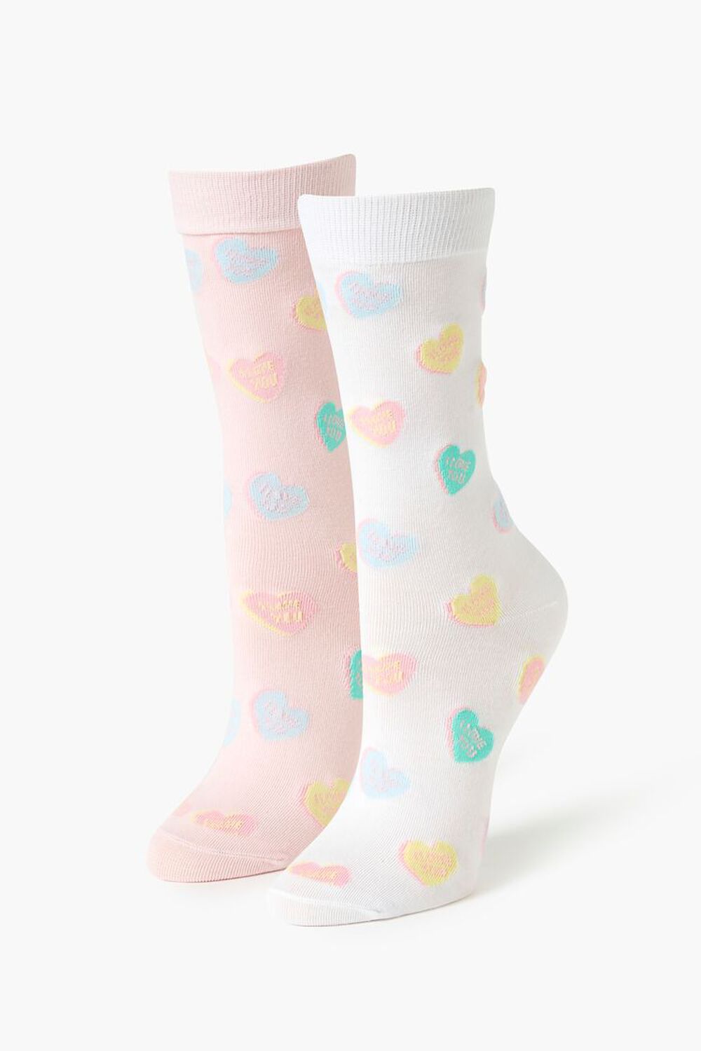 Candy hearts Sokkar - 2 Pör Í Pakka