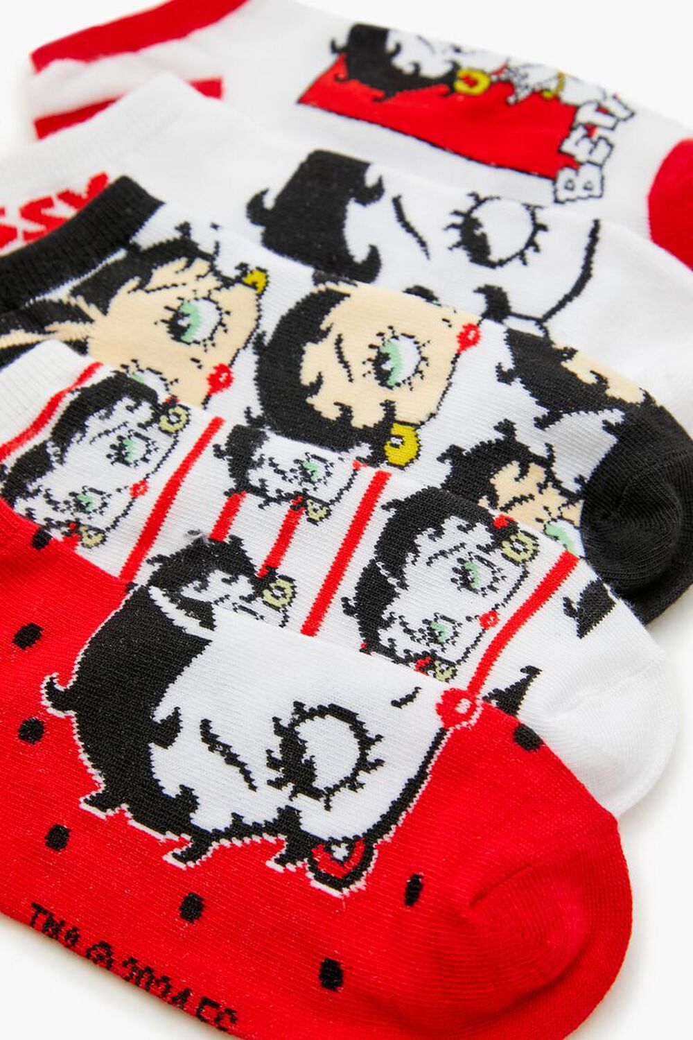 Betty Boop Sokkar - 5 pör í pakka
