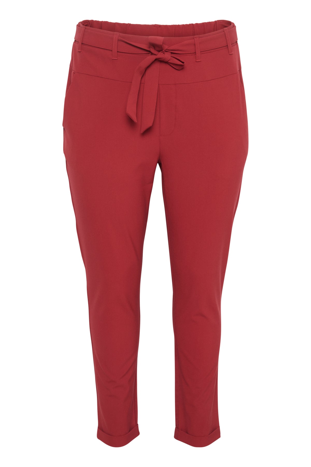 Jia Belt Buxur - Rauðar