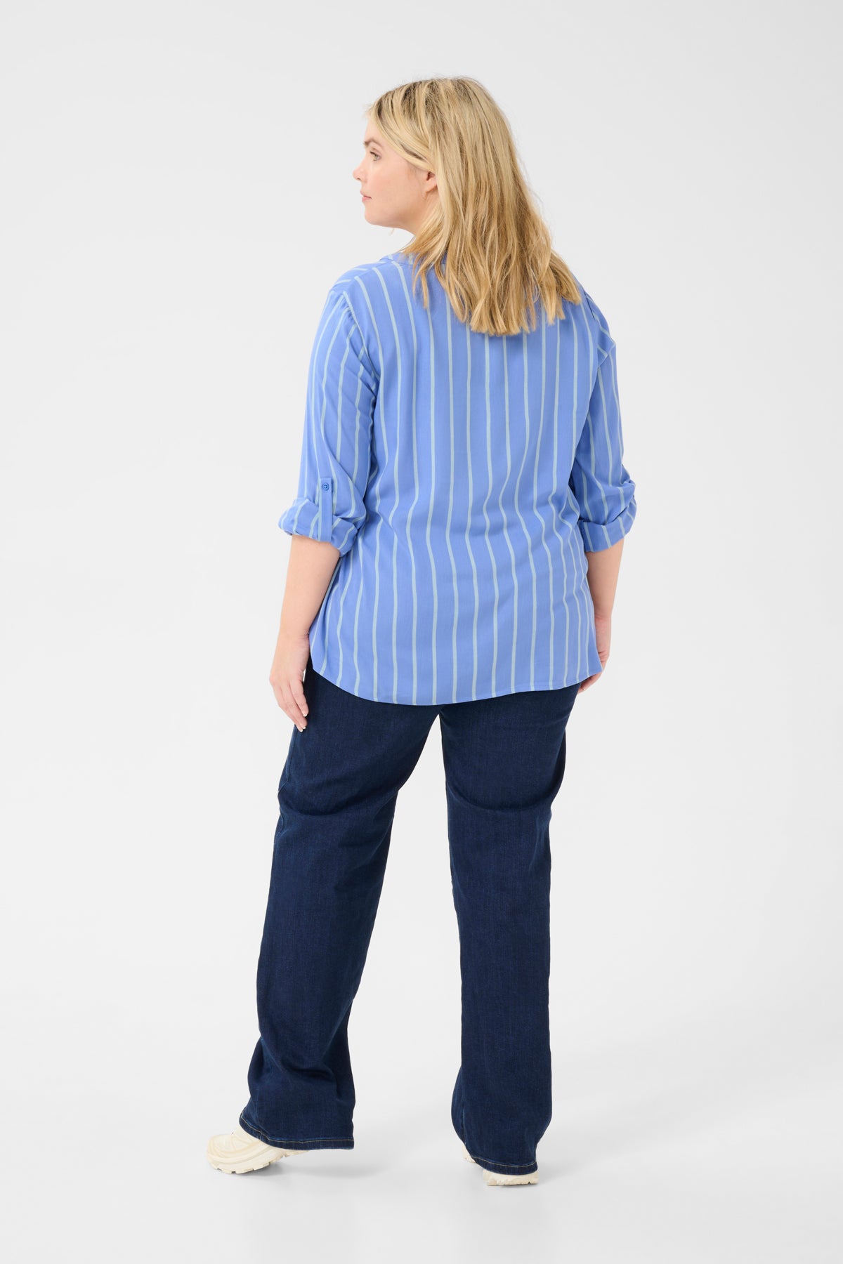 Light blue Sida Blússa