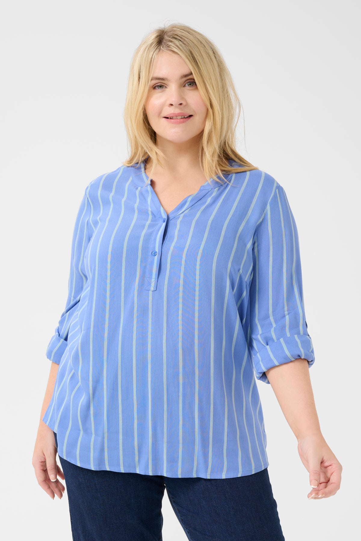 Light blue Sida Blússa