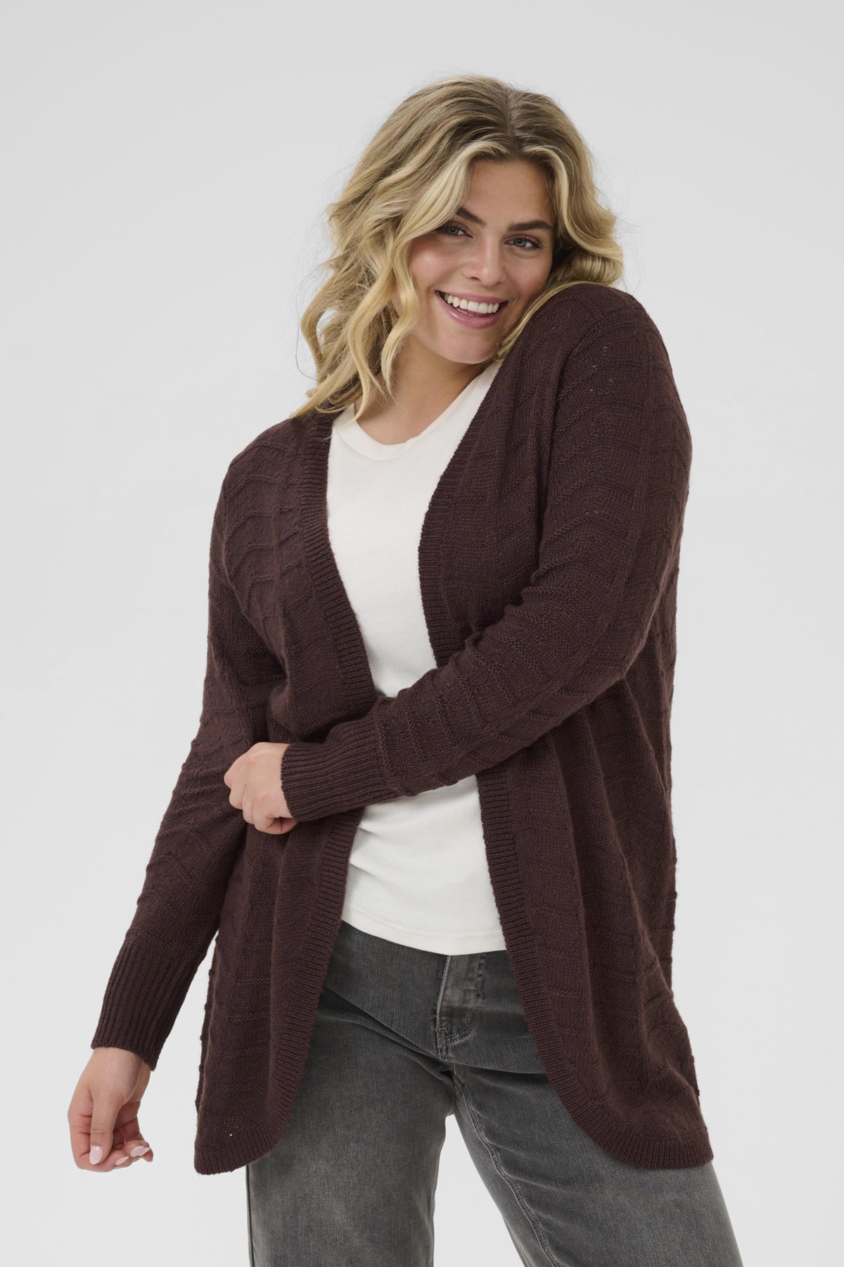 Emana Cardigan - Fudge