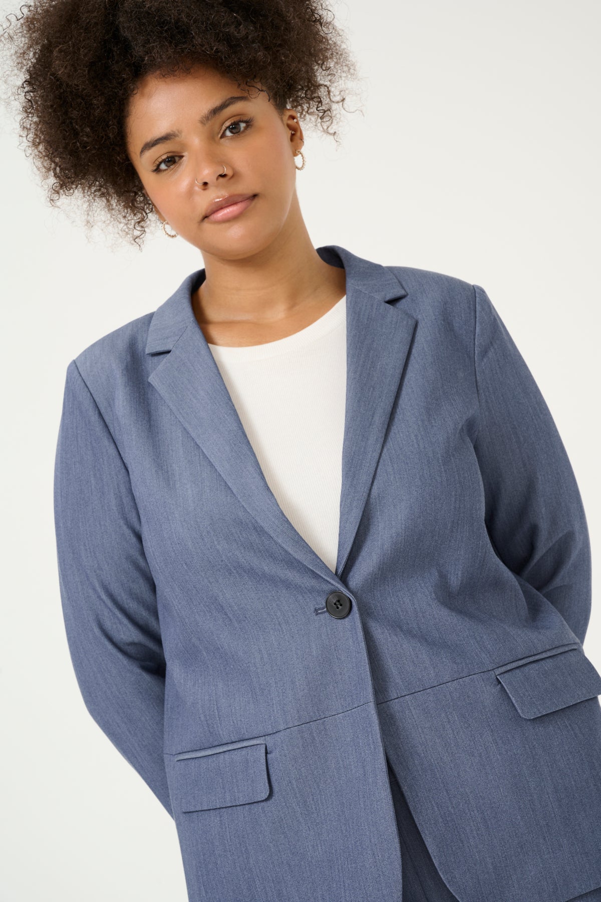 Sakira Blazer - Vintage Indigo