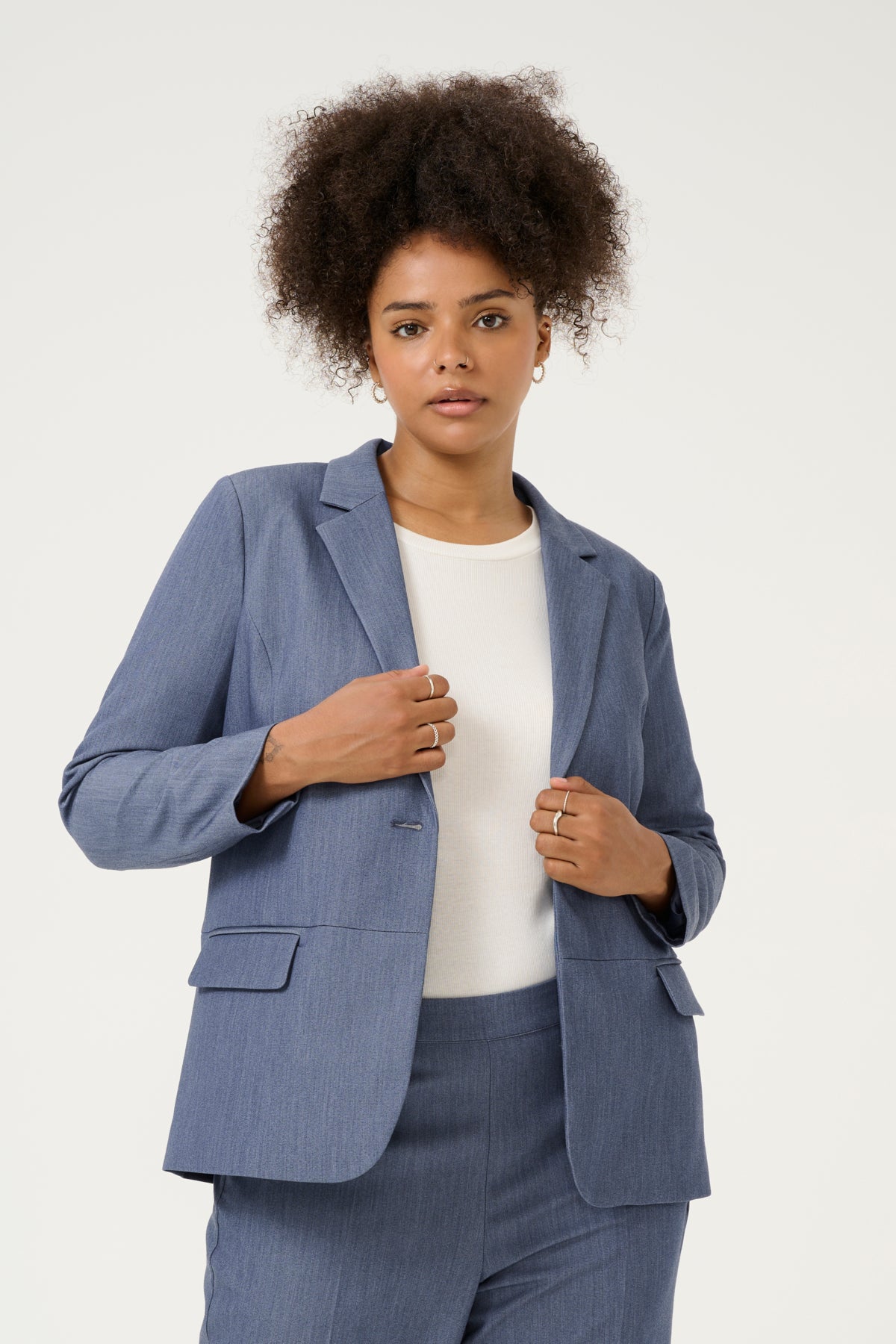 Sakira Blazer - Vintage Indigo