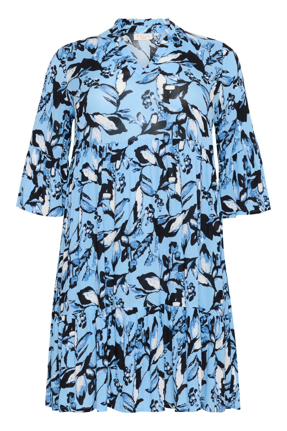 Isma Kjóll - Blue Graphic