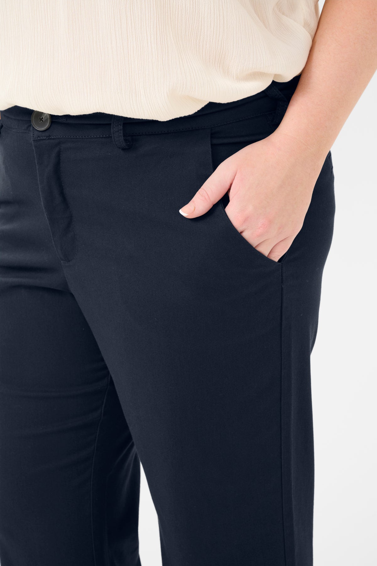 Leana Flared Buxur - Midnight