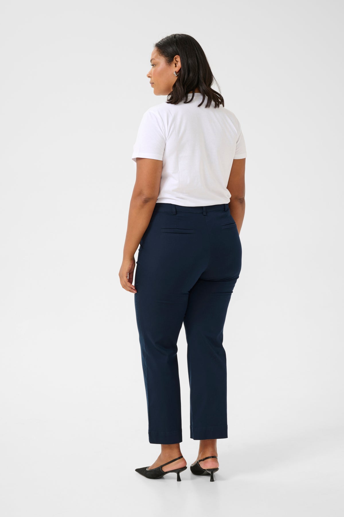 Leana Flared Buxur - Midnight