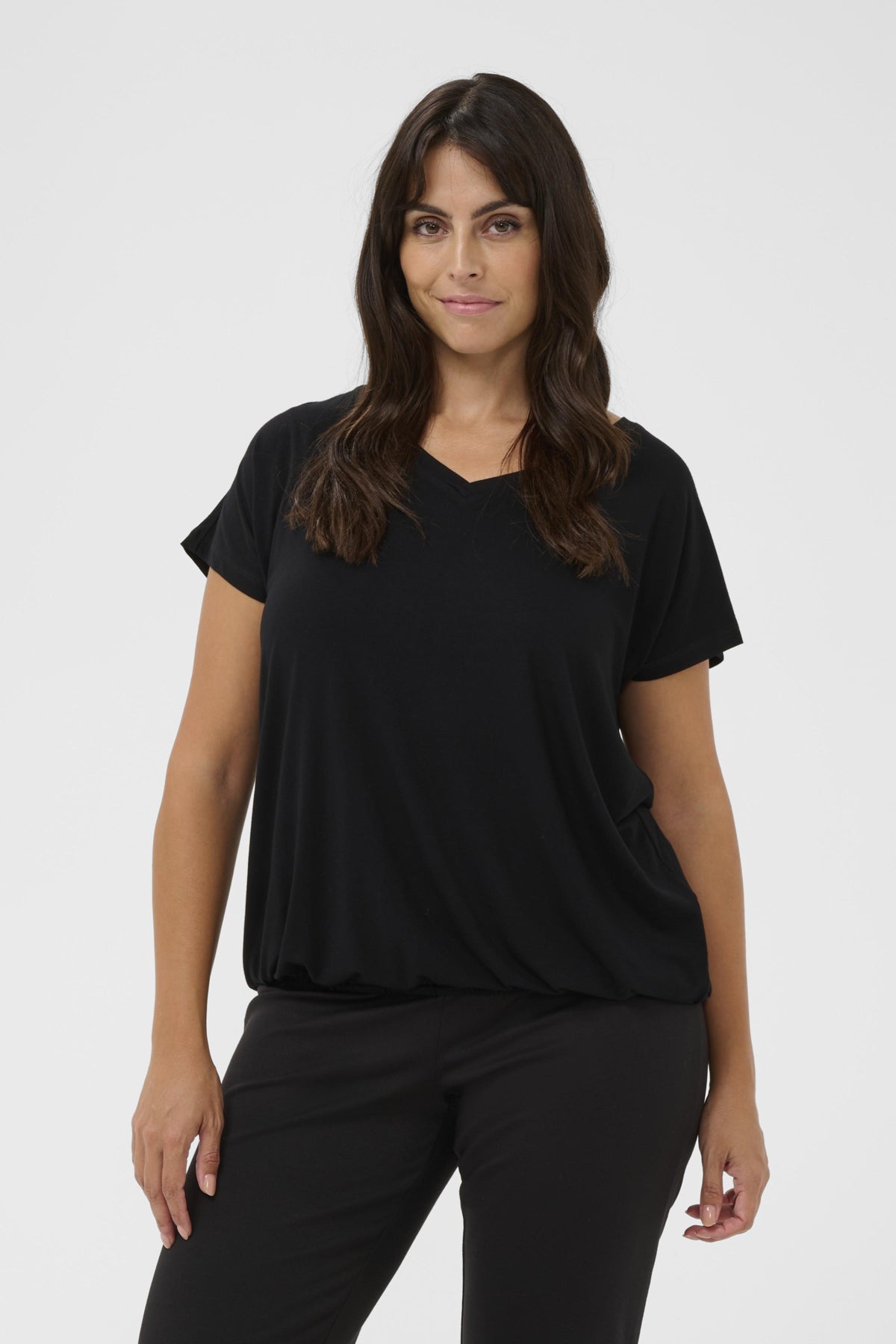 Jena Elastic Stuttermabolur