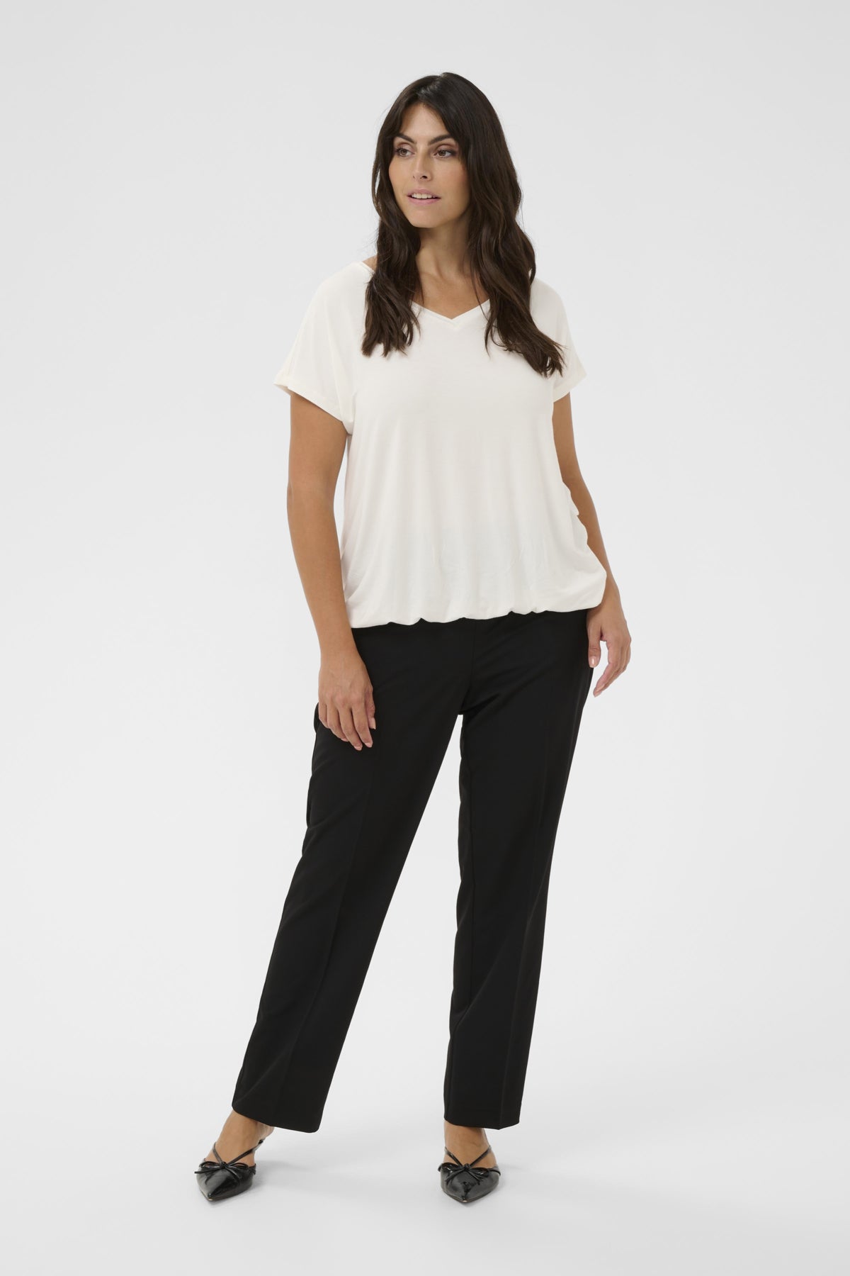 Jena Elastic Stuttermabolur