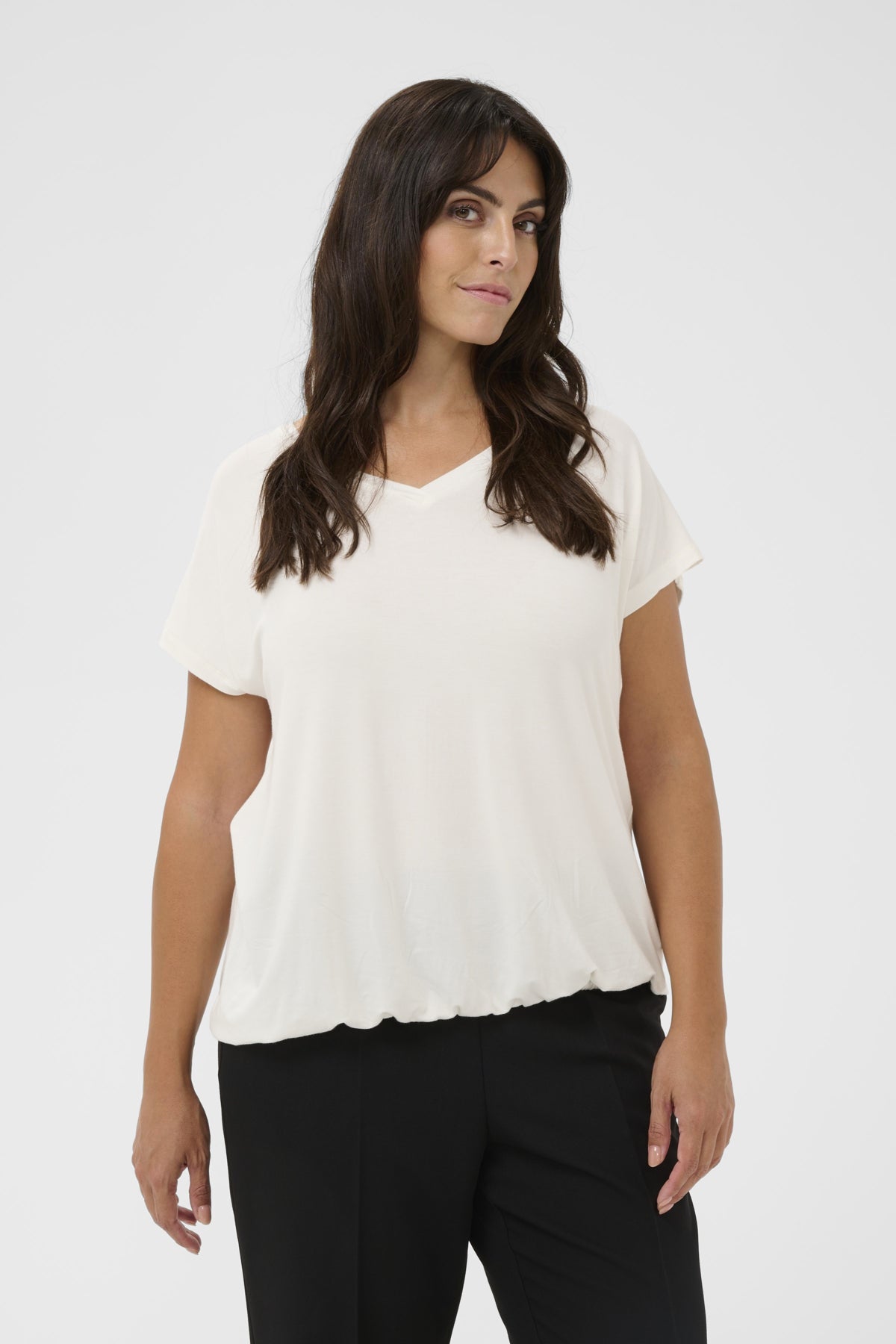 Jena Elastic Stuttermabolur