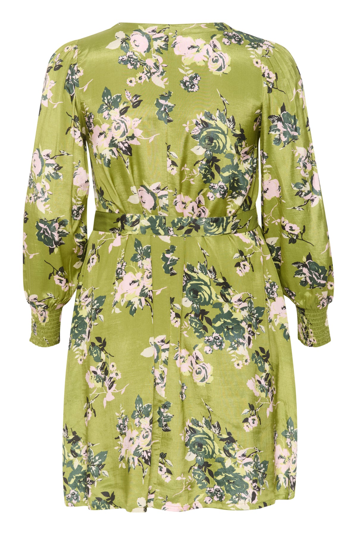 Green Stencil Kjóll