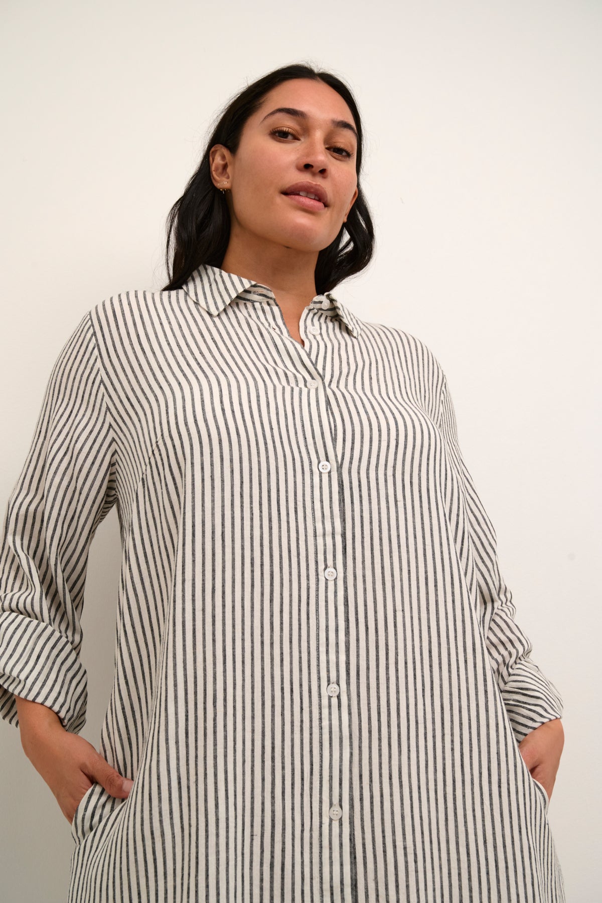 Mille Skyrtukjóll - Stripe