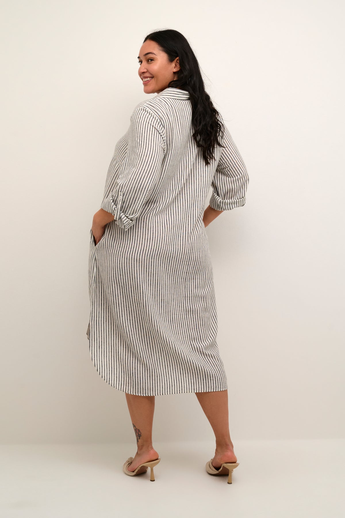 Mille Skyrtukjóll - Stripe