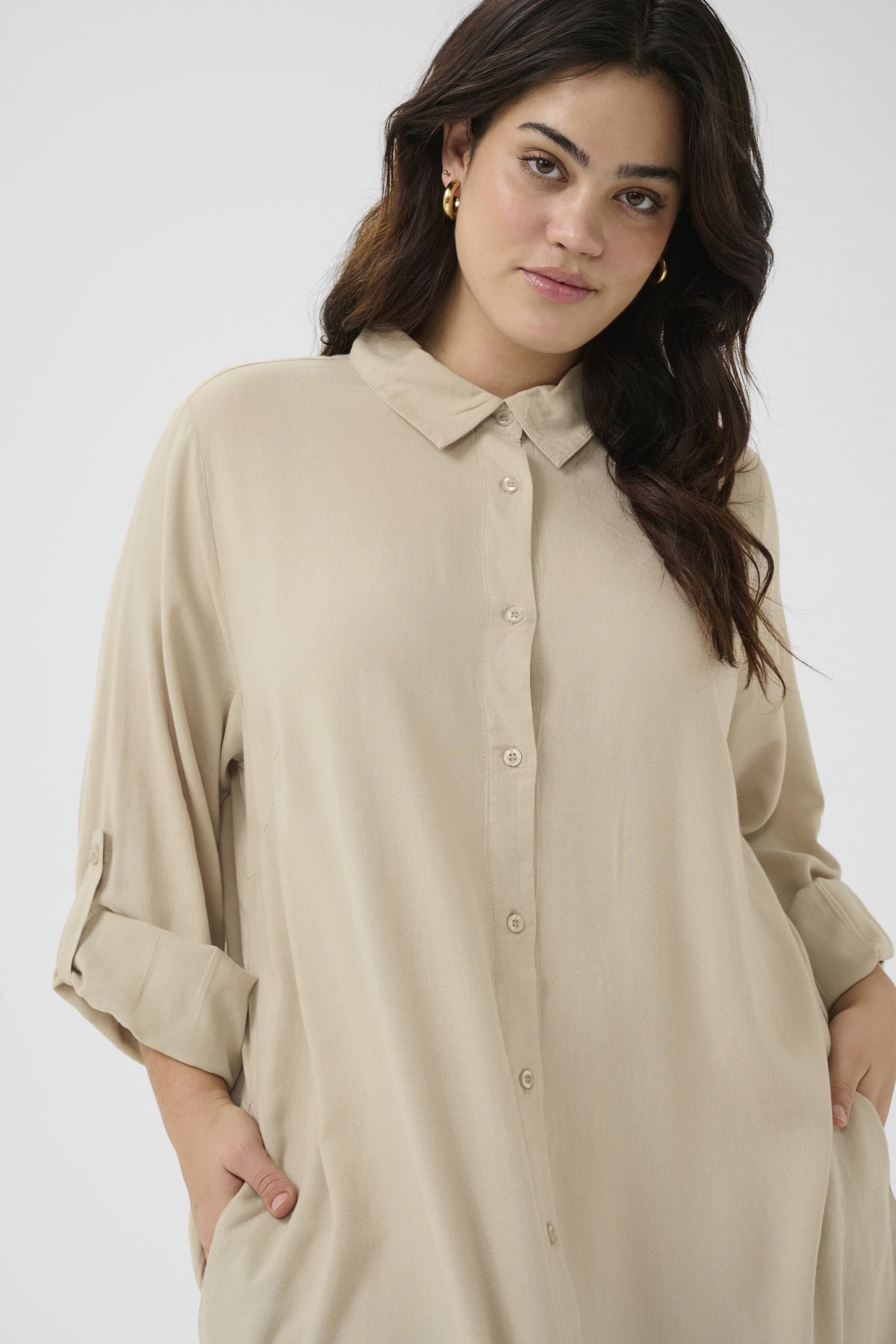 Mille Hör Skyrtukjóll - Feather