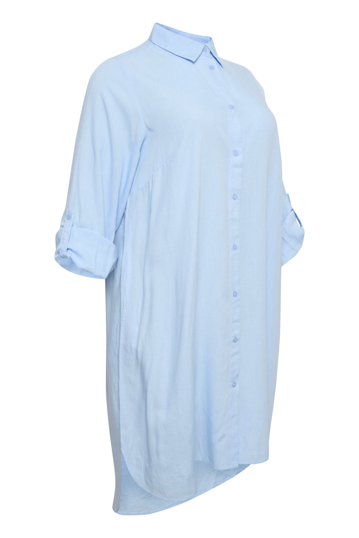 Mille Skyrtukjóll - Ljósblár