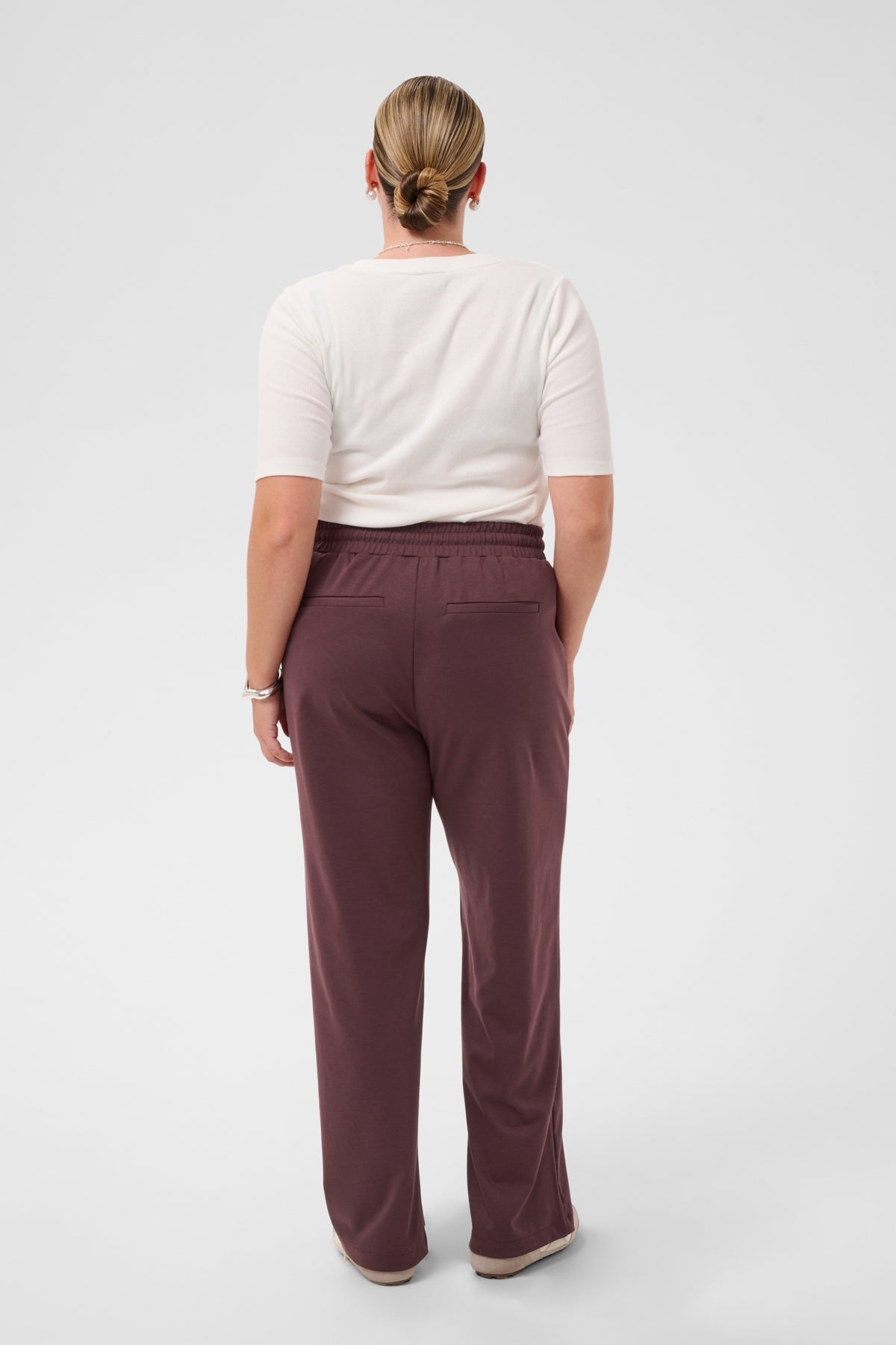 Jenna Straight Pants - Fudge