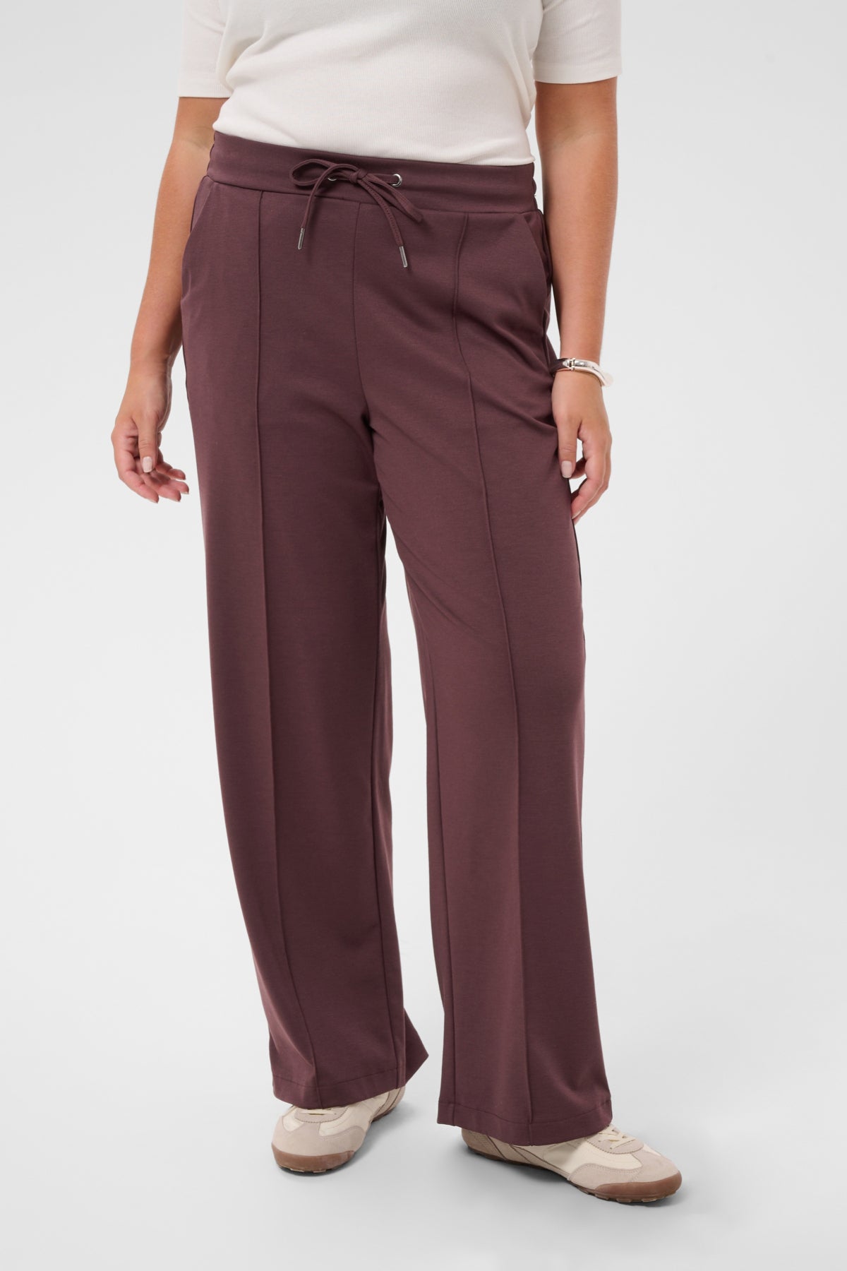 Jenna Straight Pants - Fudge