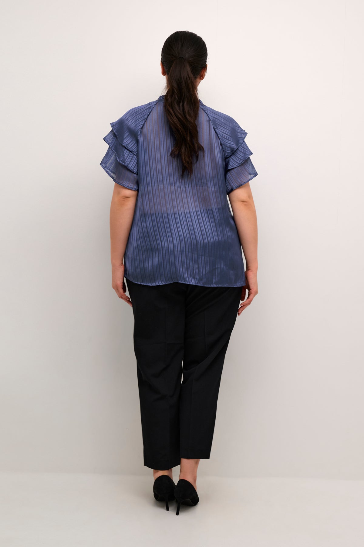 Blue Indigo Blússa