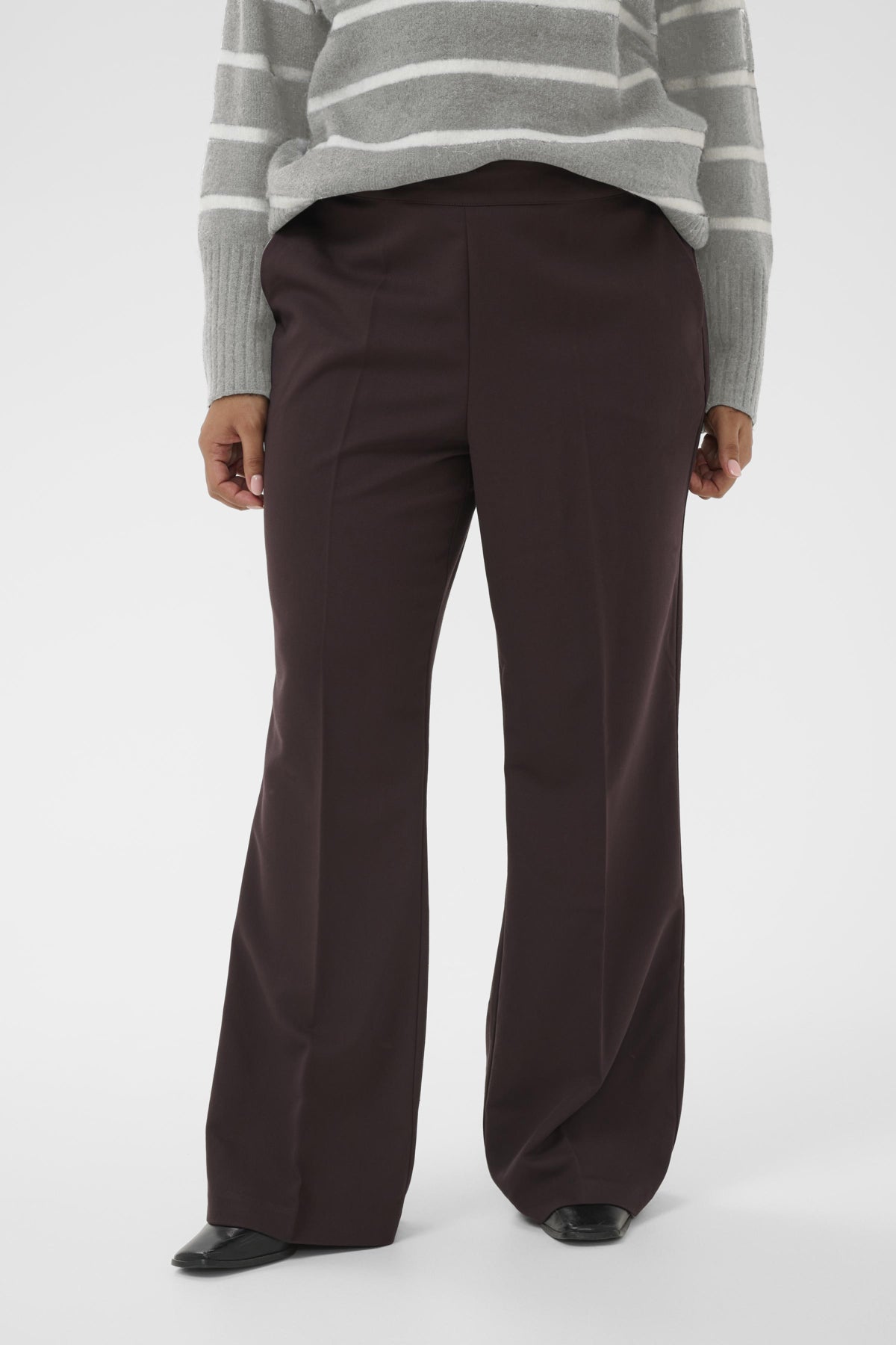 Sakira Flared Buxur - Coffee