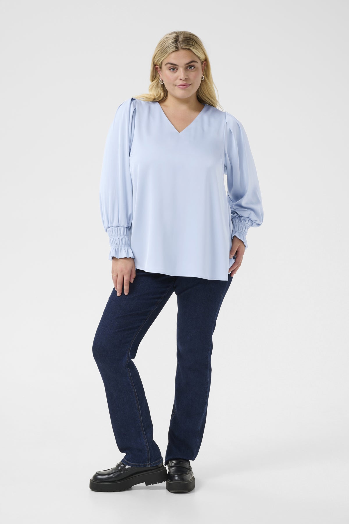 Hilla Satín Blússa