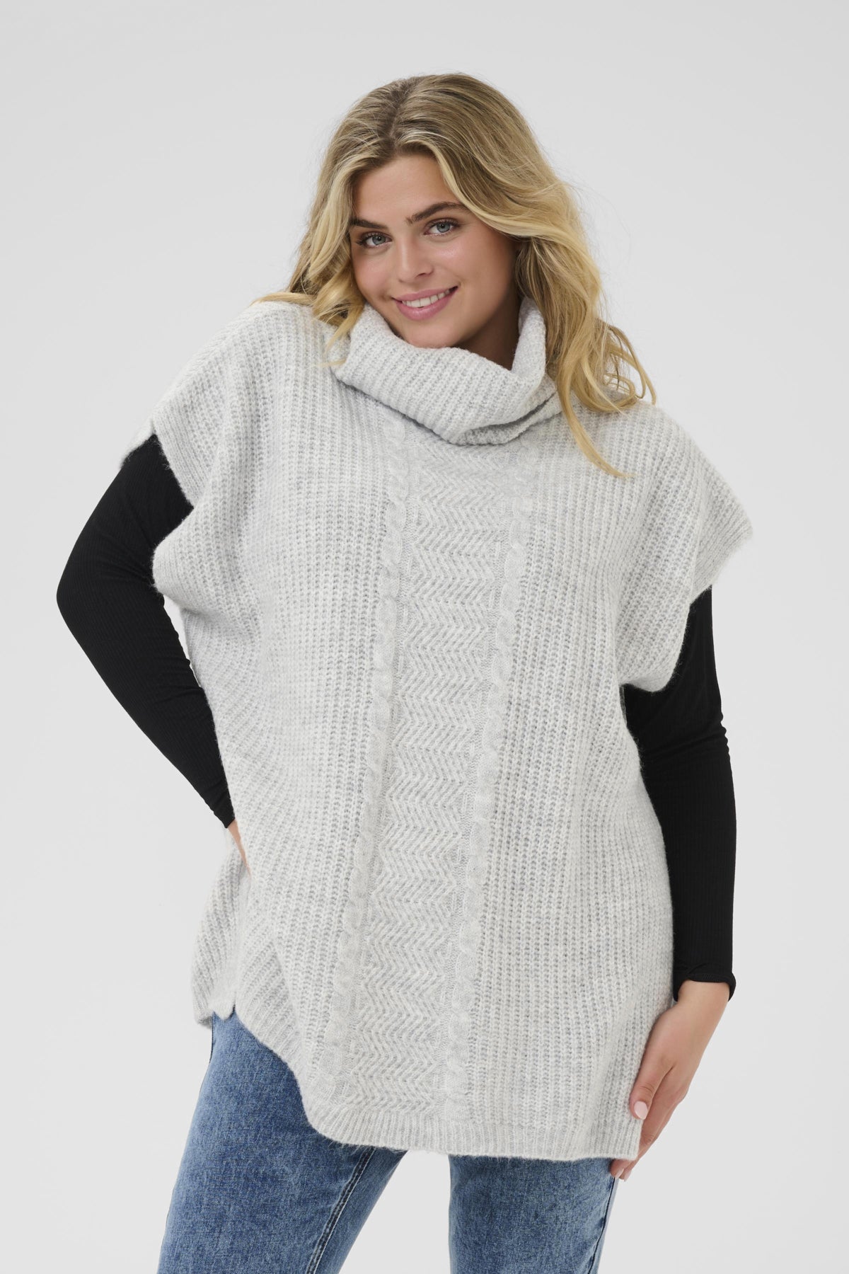 Mala Knit Poncho