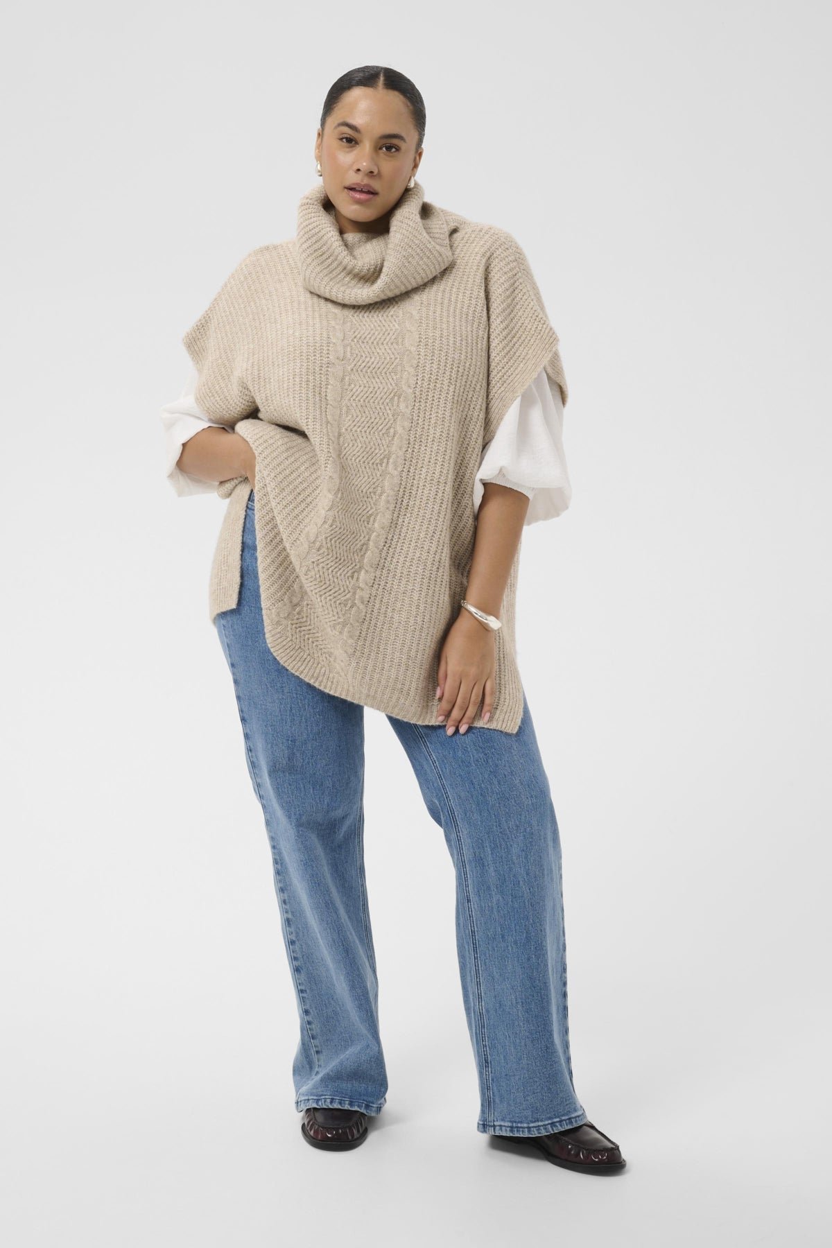 Mala Knit Poncho