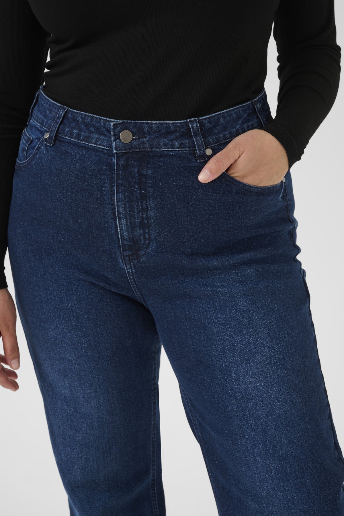 Flora Flare Long Jeans - Denim