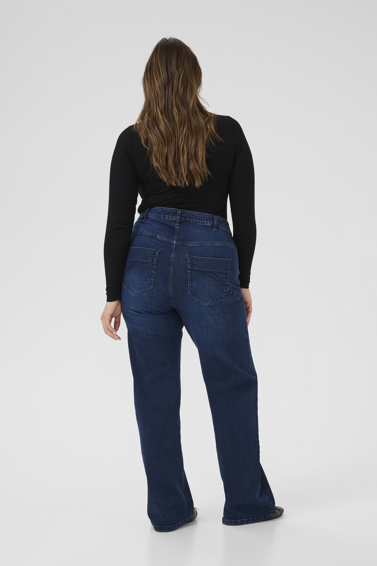 Flora Flare Long Jeans - Denim