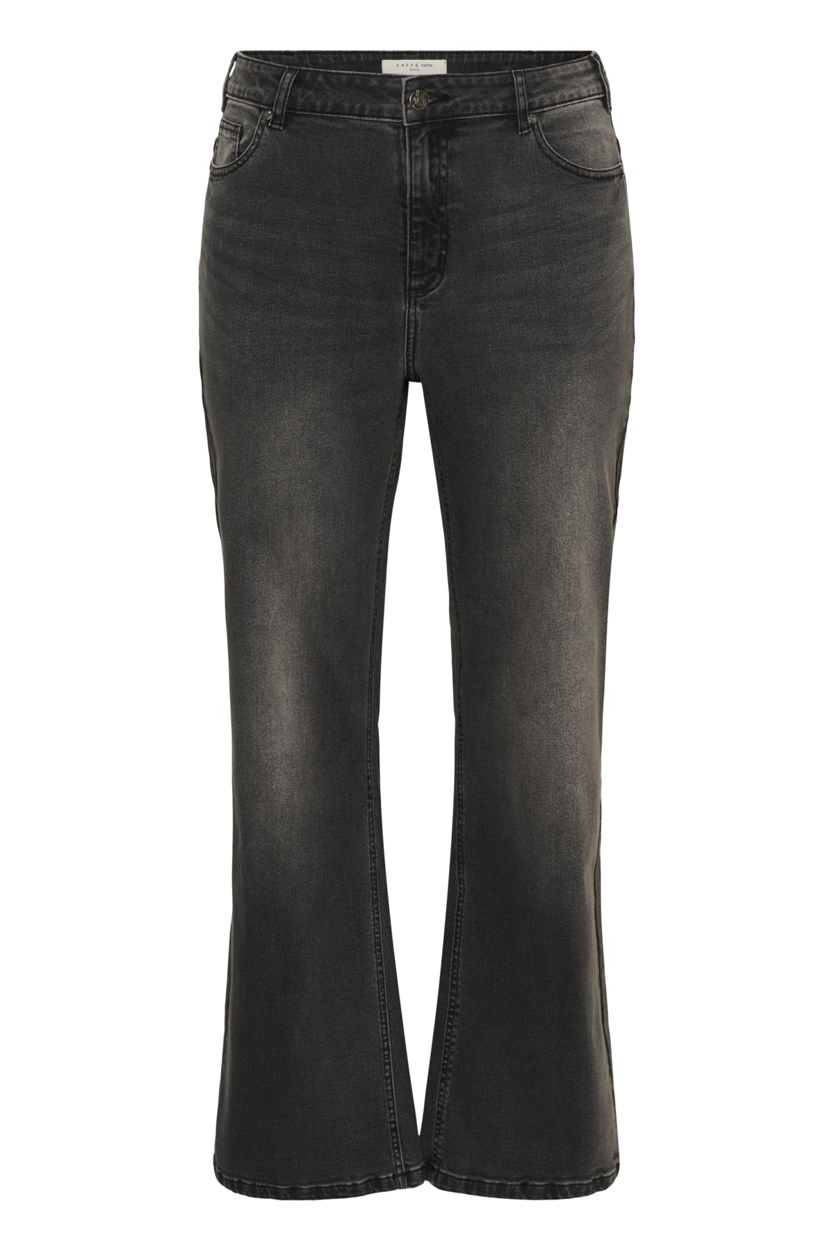 Flora Flare Long Jeans - Grey Vintage