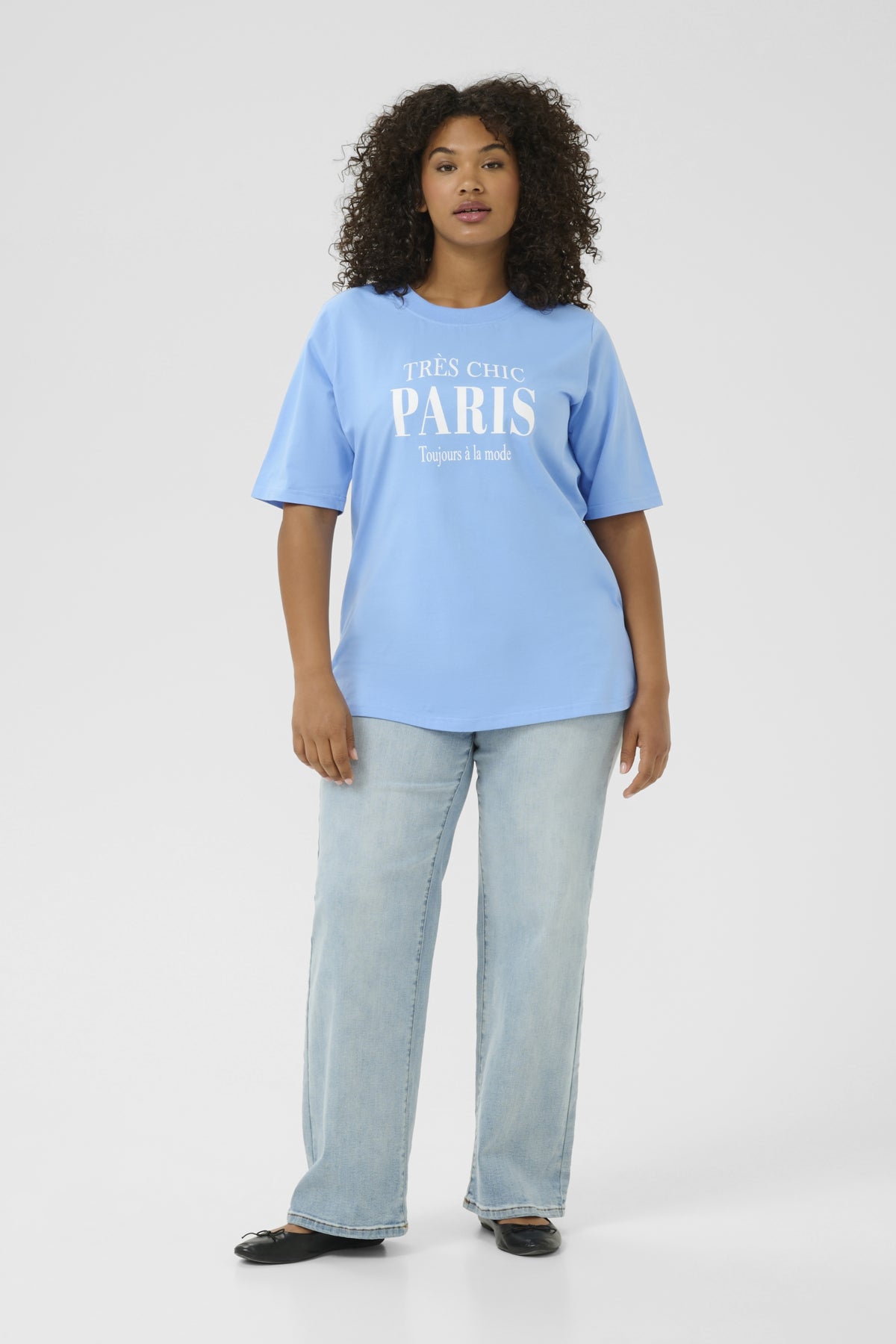 Paris Stuttermabolur - Blár