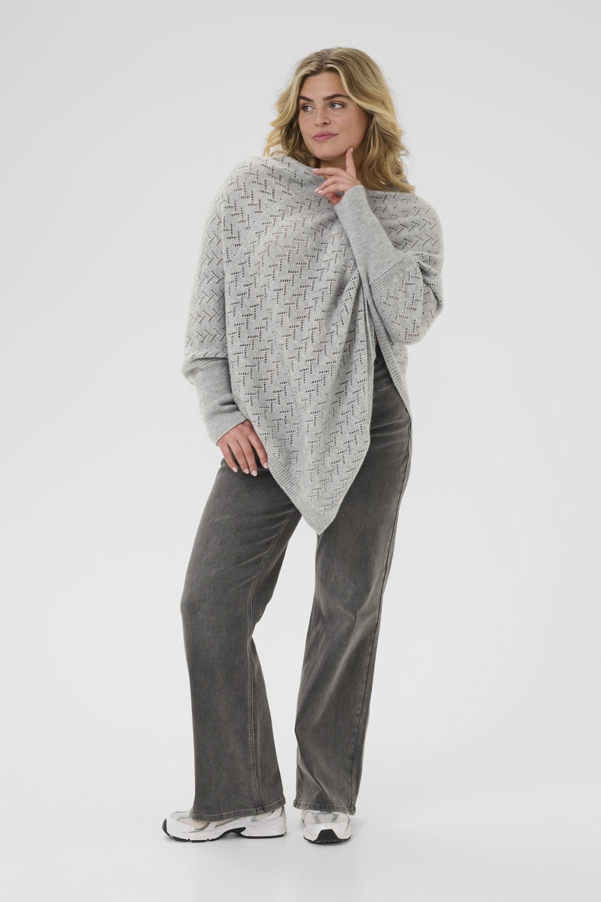 Olina Poncho Peysa