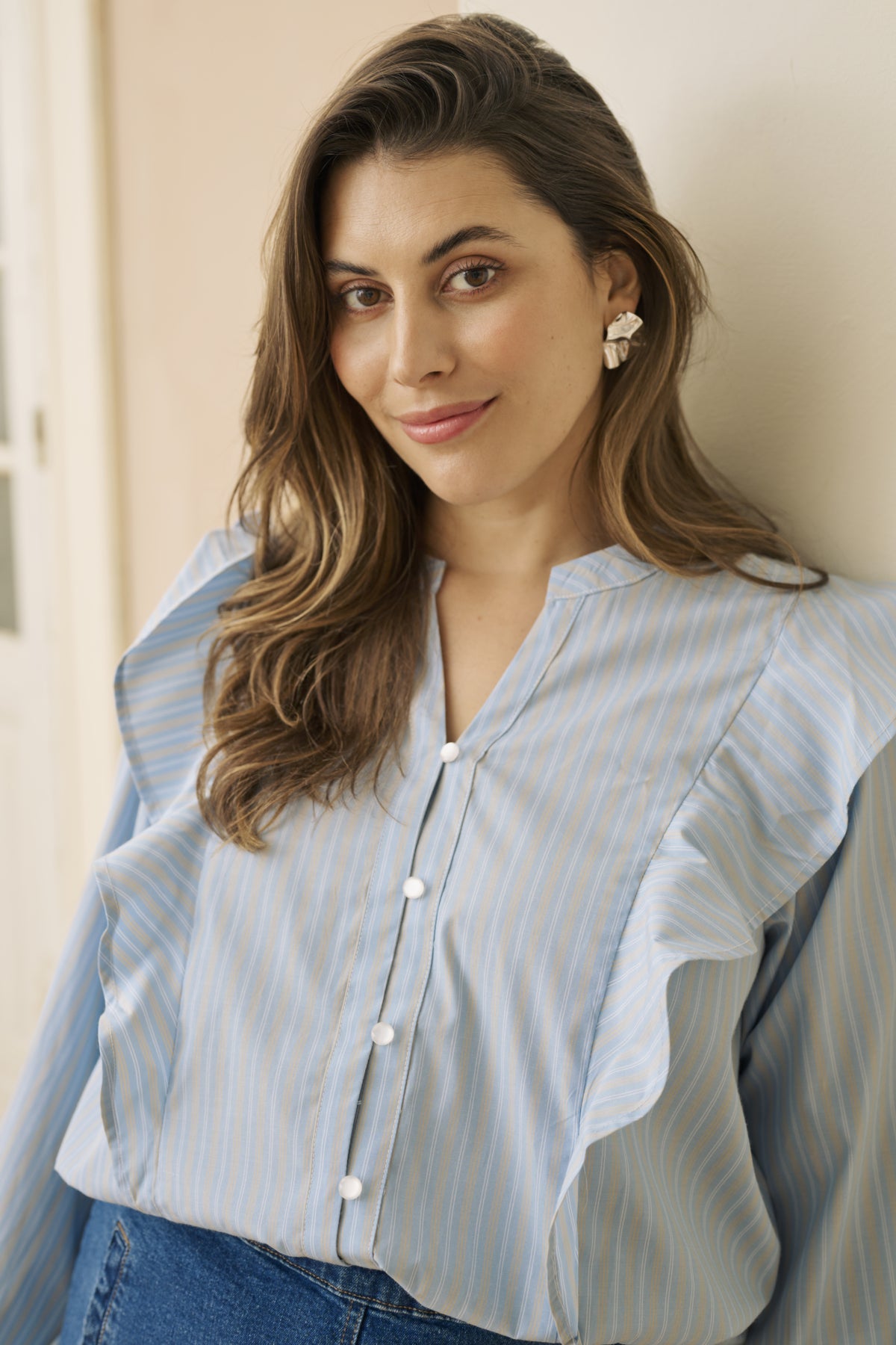 Lenia Flounce Skyrta