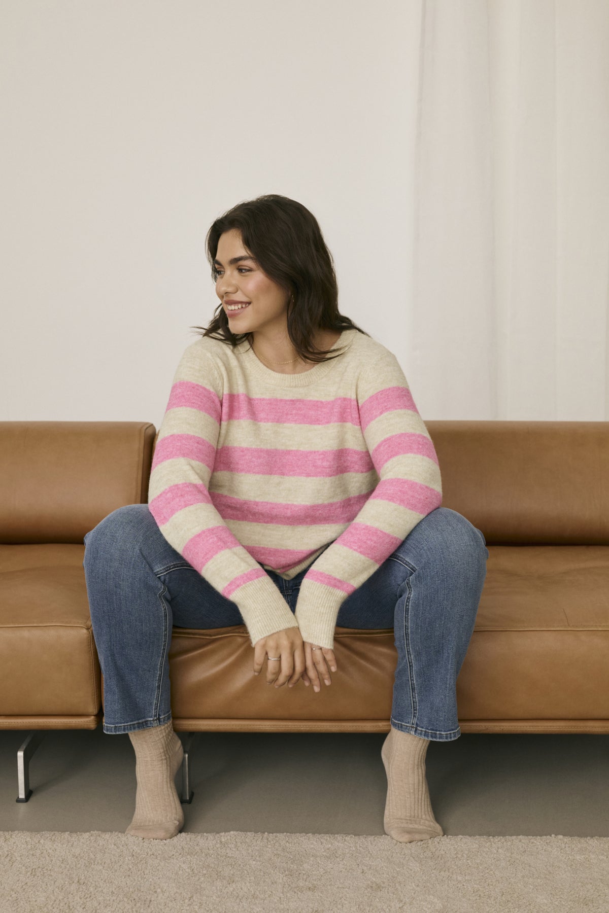 Niela Stripe Peysa