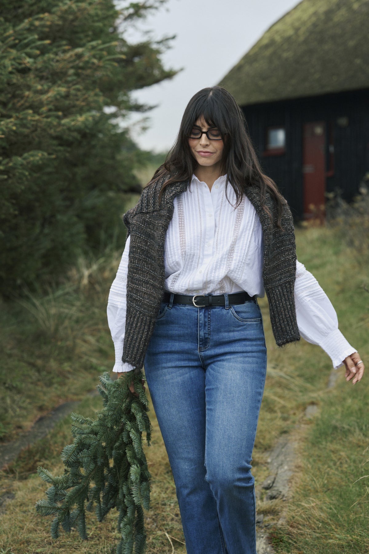 Dina Straight Jeans - Blue Denim