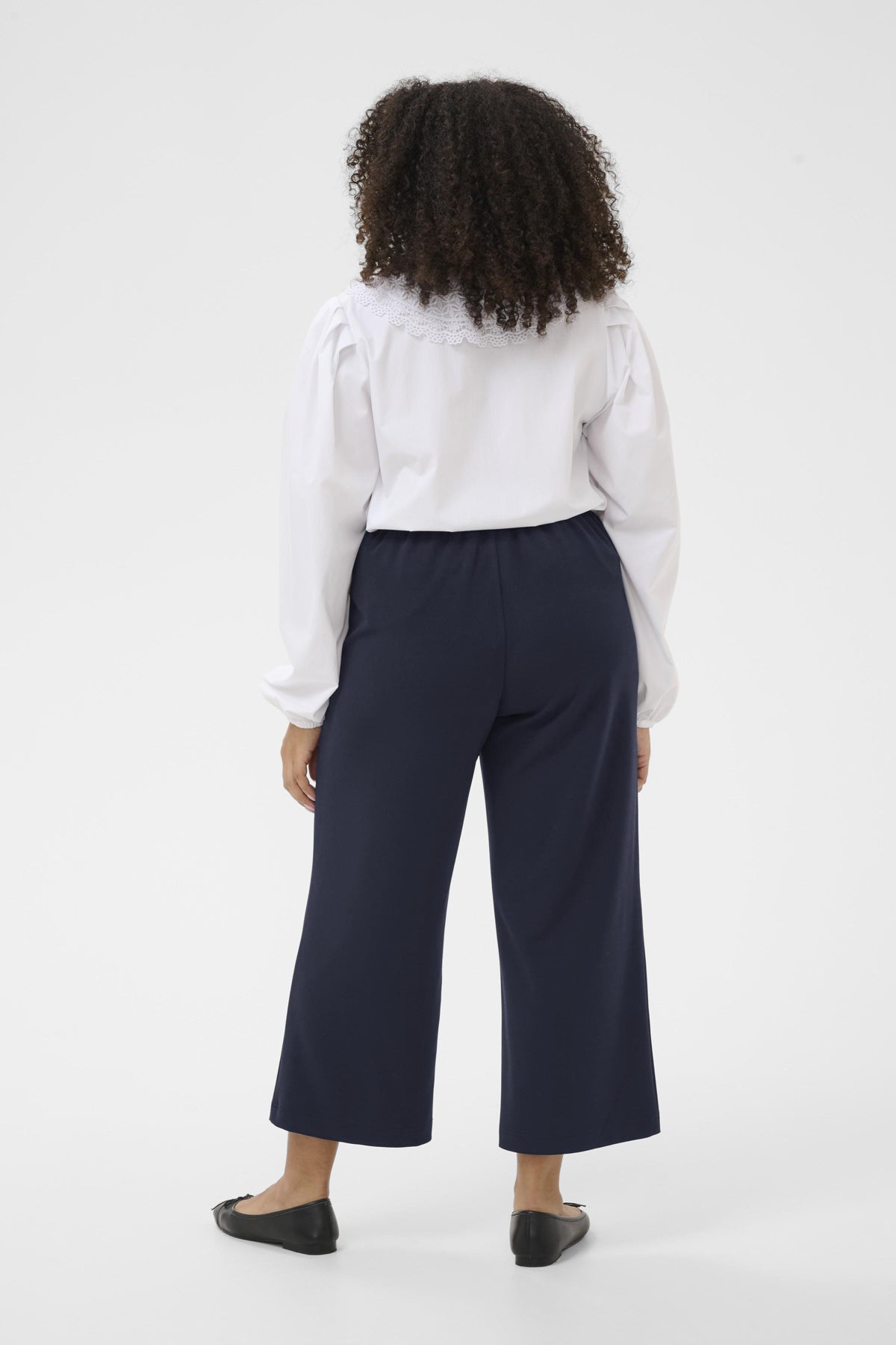 Pheolo Cropped Buxur - Navy