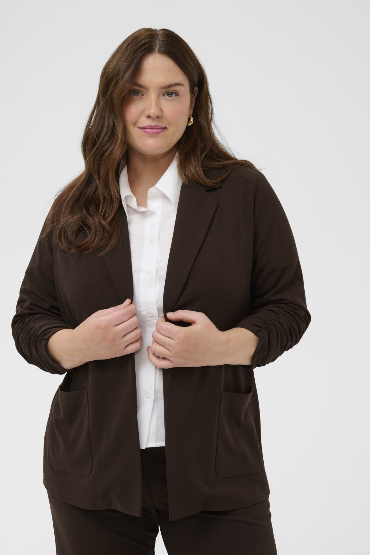 Pheolo Blazer Jakki - Coffee Bean