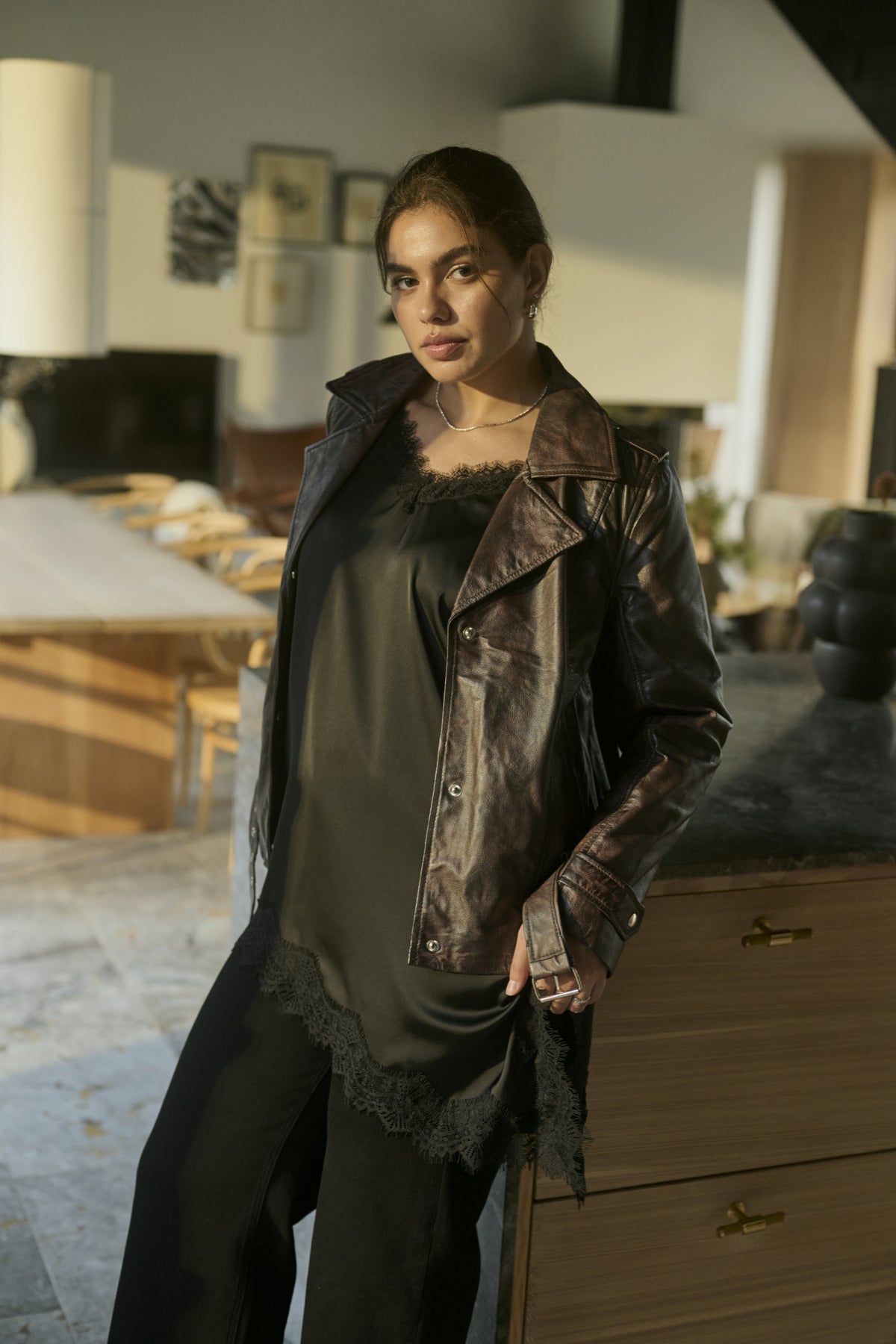 Rissa Leðurjakki