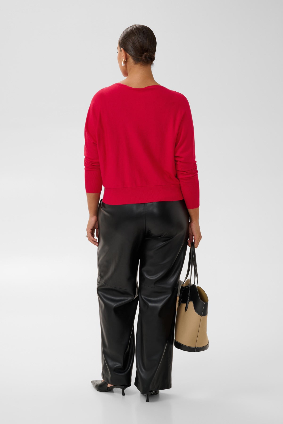 Lizzy Batwing Peysa - Crimson