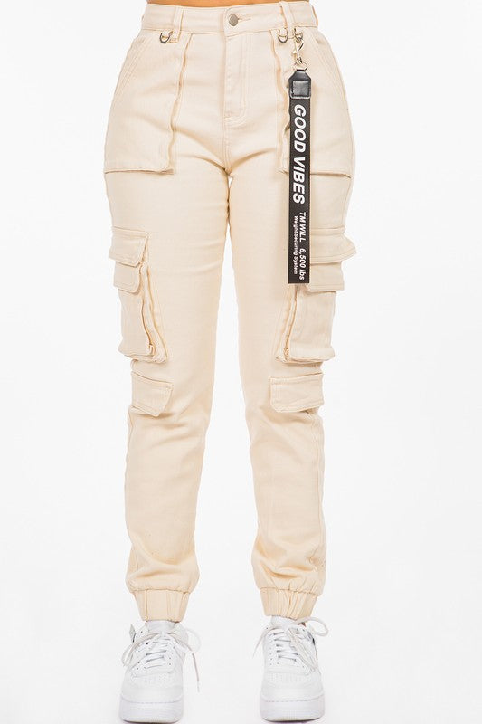 Good Vibes Cargo Joggers - Curvy \u0026 Stout