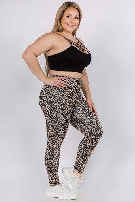 Cheeta Active Leggings