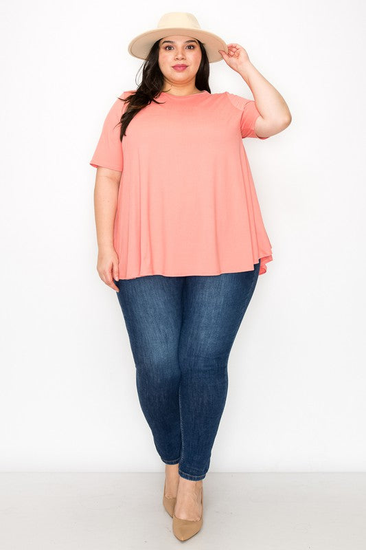 Curvy Lovey Túnik Top