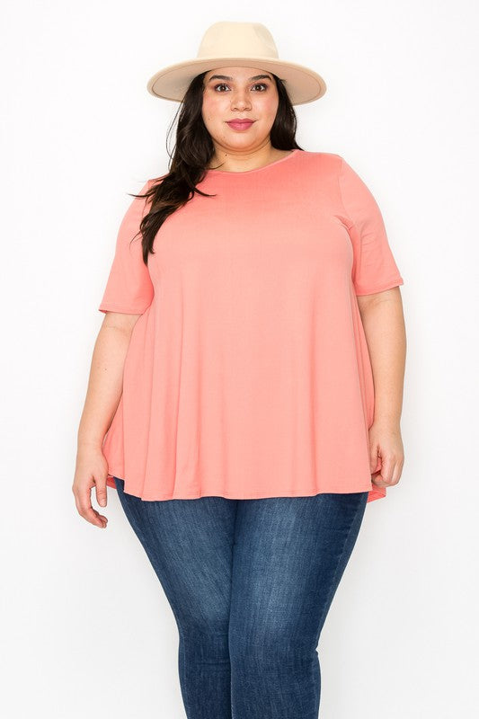 Curvy Lovey Túnik Top