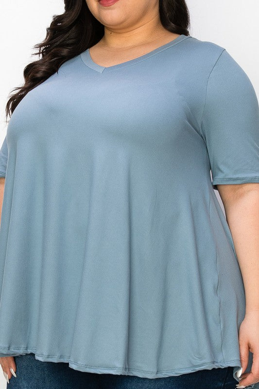 Curvy Lovey Túnik Top