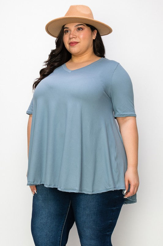 Curvy Lovey Túnik Top