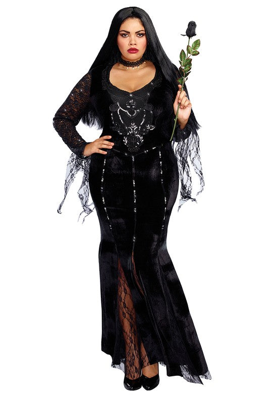 Morticia's Dress Delux Búningur