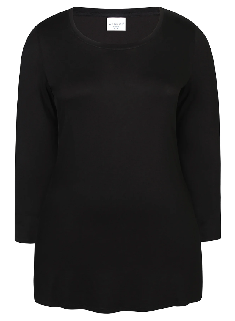 Bambus Síðerma Langur Bolur