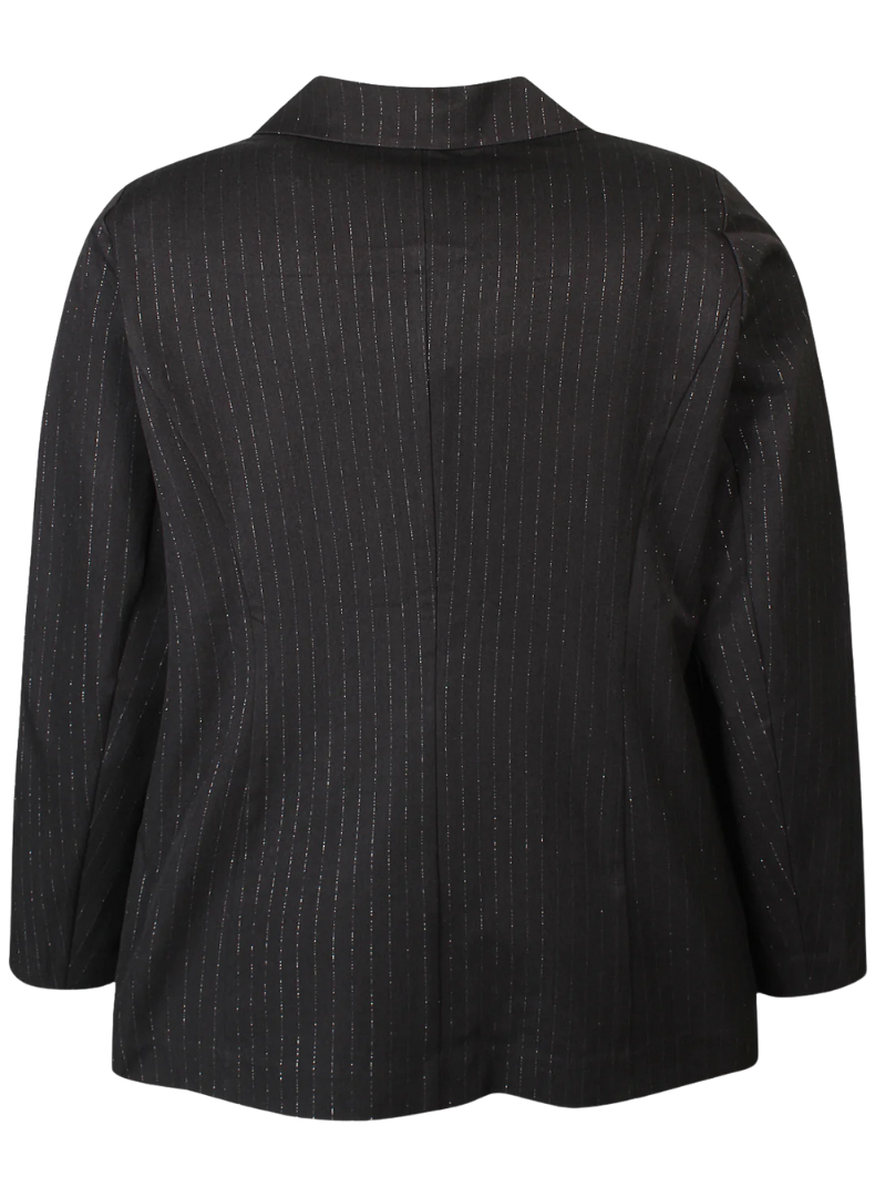 Vaya Blazer - Silver Pinstripe